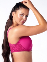 After Eden D-Cup & Up Faro fuchsia padded bra