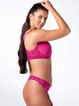 After Eden D-Cup & Up Faro fuchsia thong