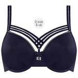 Marlies Dekkers Dame de Paris navy blue padded bra