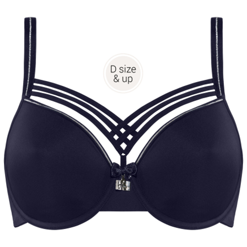 Marlies Dekkers Dame de Paris navy blue padded bra