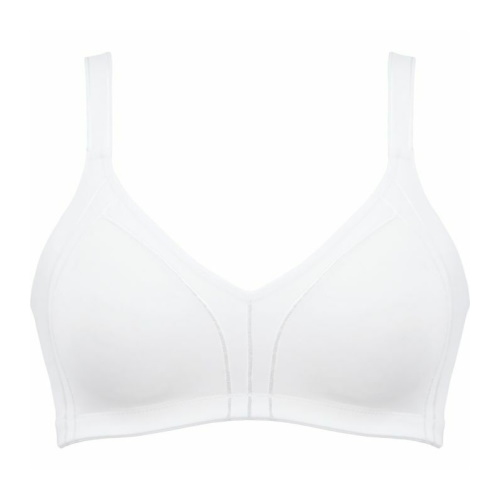 Naturana Minimizer white wireless bra