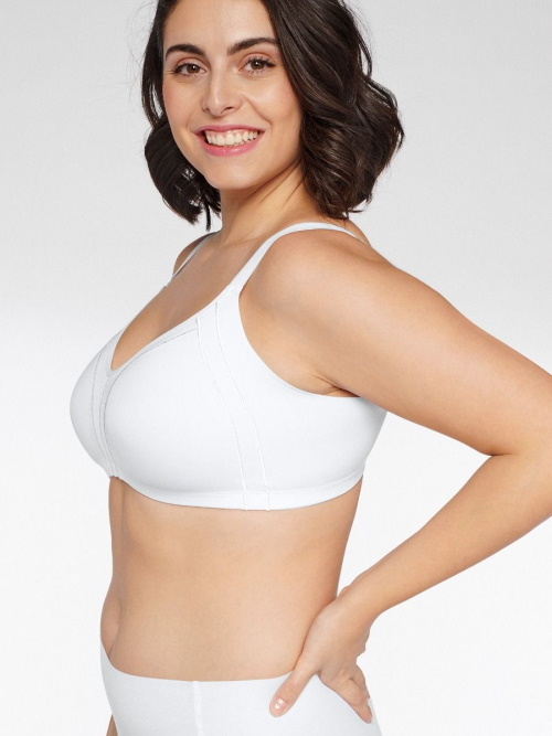 Naturana Minimizer white wireless bra