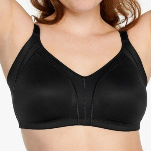 Naturana Minimizer black wireless bra