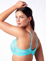After Eden D-Cup & Up Anna aqua non-padded bra
