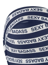 Marlies Dekkers Swimwear Sexy Badass navy/white padded bikini bra