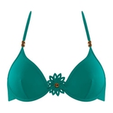 Marlies Dekkers Swimwear La Flor green soft-cup bikini bra