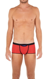 HOM Plume Up red sport trunk