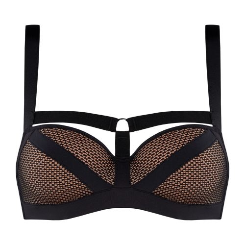 Marlies Dekkers Wing Power black padded bra