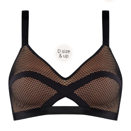 Marlies Dekkers Wing Power black wireless bra
