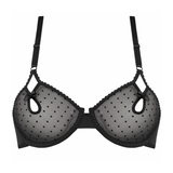 Marlies Dekkers Peekaboo black non-padded bra