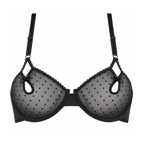 Marlies Dekkers Peekaboo black non-padded bra