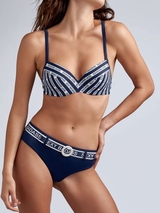 Marlies Dekkers Swimwear Sexy Badass navy/white push up bikini bra