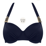Marlies Dekkers Swimwear Royal Navy navy blue padded bikini bra