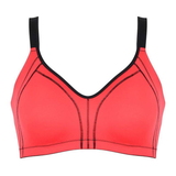 Naturana Minimizer red wireless bra