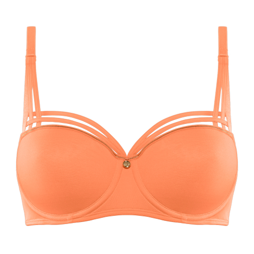 Marlies Dekkers Dame de Paris orange padded bra