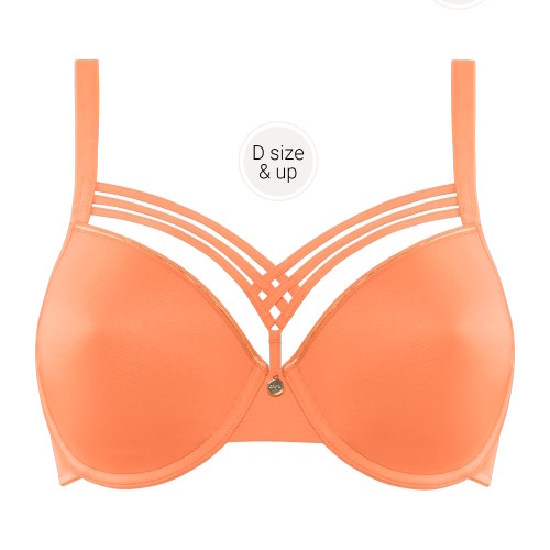 Marlies Dekkers Dame de Paris orange padded bra