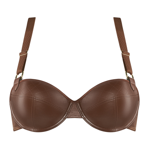 Order Marlies Dekkers Femme Fatale Brown Padded Bra online.