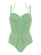 Marlies Dekkers Swimwear Holi Vintage green/white bathingsuit
