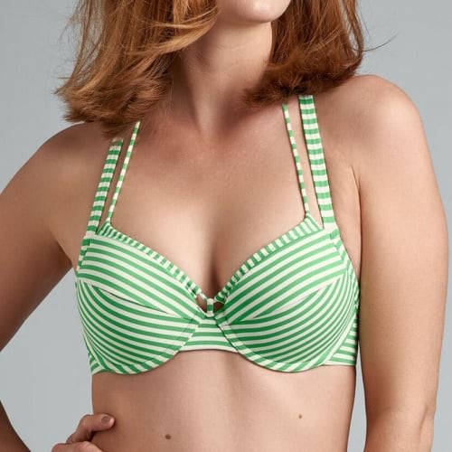 Marlies Dekkers Swimwear Holi Vintage green/white push up bikini bra