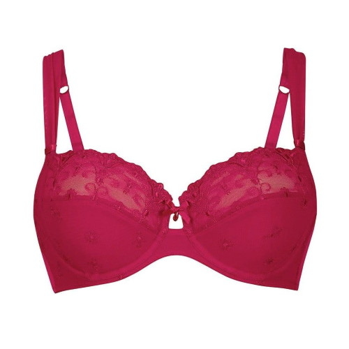 Rosa Faia Edelweiss red padded bra