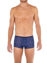 HOM Nassau blue/print sport trunk