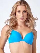 After Eden Bess blue push up bra