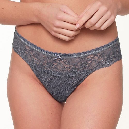 LingaDore Daily Basic dark slade thong