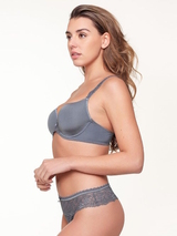 LingaDore Daily Basic dark slade thong