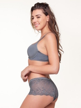 LingaDore Daily Basic dark slade short