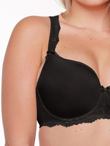 LingaDore Daily Uni Fit Plus Bra black padded bra