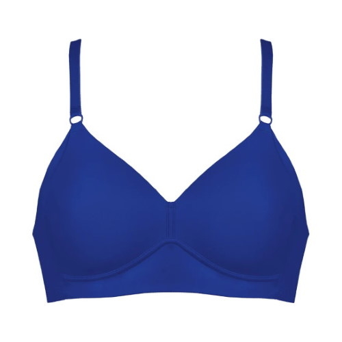 Naturana Side smoother cobalt wireless bra