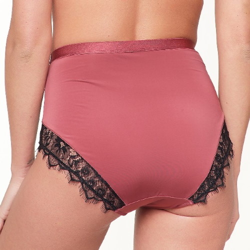 LingaDore LingaDore Love Black Ruby black/red high waist brief