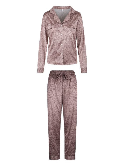 LingaDore Night Animal Cork brown/print pajama