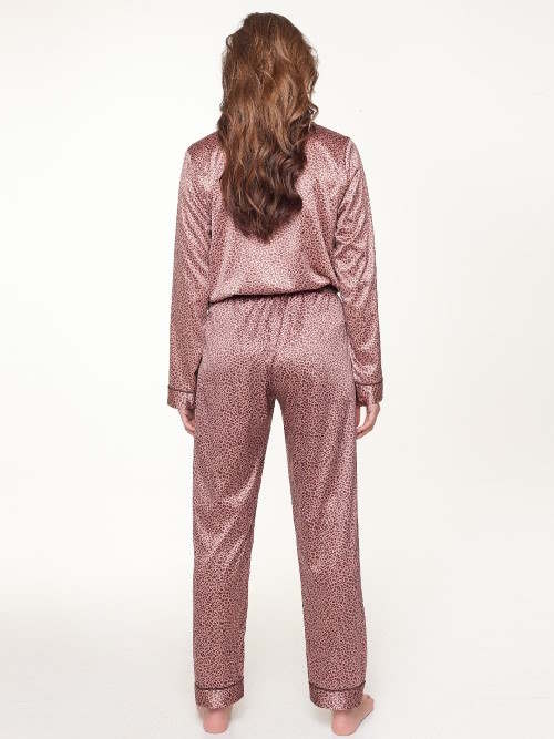 LingaDore Night Animal Cork brown/print pajama