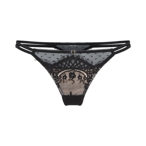 LingaDore Strappy Lace black thong