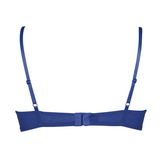 My Basic by After Eden Comfy blue/lime wireless bra