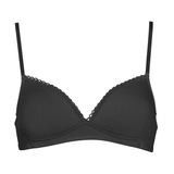 My Basic by After Eden Comfy grey/blue wireless bra