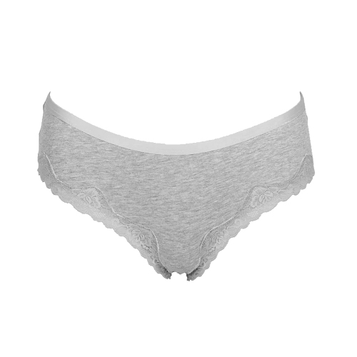 My Basic by After Eden Sporty grey melange short