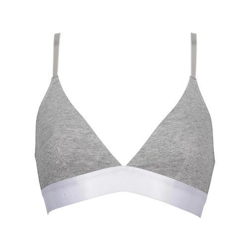 My Basic by After Eden Sporty grey melange wireless bra