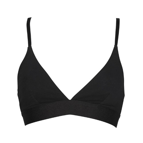 My Basic by After Eden Sporty black wireless bra
