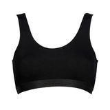 My Basic by After Eden Sporty black wireless bra