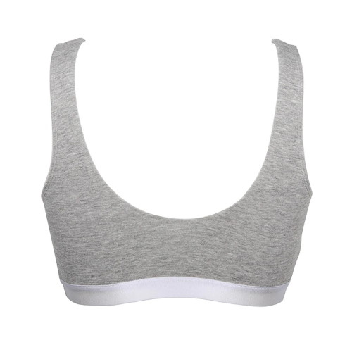 My Basic by After Eden Sporty grey melange wireless bra