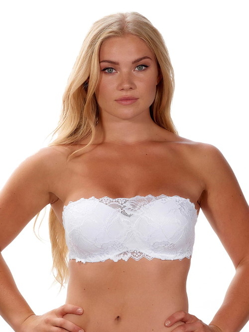After Eden D-Cup & Up Anna white padded bra