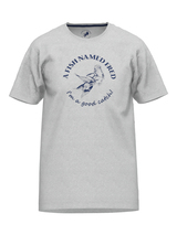 A Fish Named Fred 120001 grey melange shirt