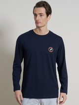 A Fish Named Fred 120002 navy blue pyjama shirt