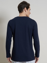A Fish Named Fred 120002 navy blue pyjama shirt