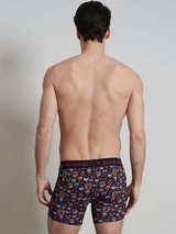 A Fish Named Fred Wintersport  navy/print boxer short
