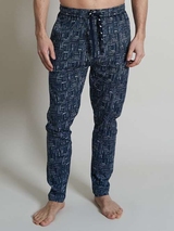 A Fish Named Fred Wintersport  navy/print pyjama pant