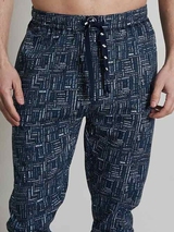 A Fish Named Fred Wintersport  navy/print pyjama pant