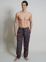 A Fish Named Fred Wintersport  navy/print pyjama pant
